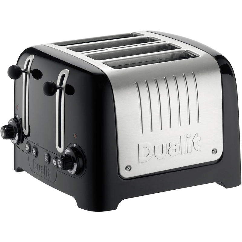 Dualit 4 slots Lite toaster, sort - Kitchen One - Køb online på udsalg og tilbud lige nu - Hurtig levering til billige priser via Go with Gozomo