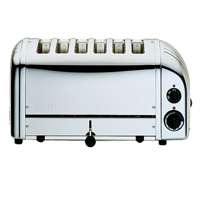 Dualit Vario 6 slice toaster, krom - Kitchen One - Køb online på udsalg og tilbud lige nu - Hurtig levering til billige priser via Go with Gozomo