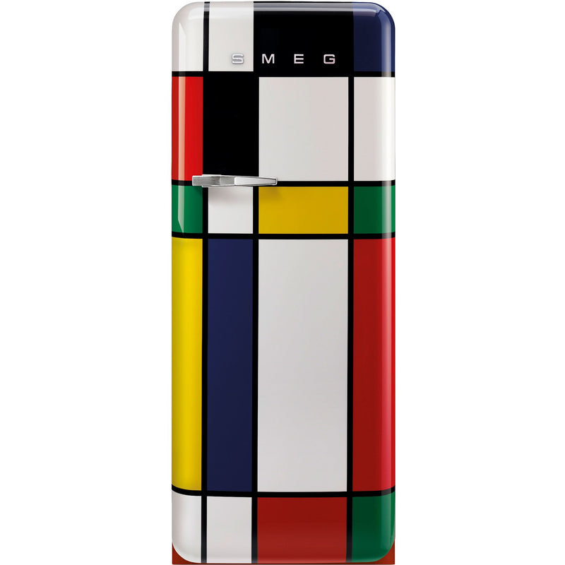 Smeg FAB28RDMC5 Køleskab Mondrian - Kitchen One - Køb online på udsalg og tilbud lige nu - Hurtig levering til billige priser via Go with Gozomo