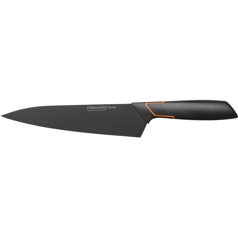 Fiskars Edge kokkekniv, stor - Kitchen One - Køb online på udsalg og tilbud lige nu - Hurtig levering til billige priser via Go with Gozomo