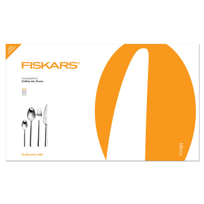 Fiskars Functional Form bestikæske blank, 24 dele - Kitchen One - Køb online på udsalg og tilbud lige nu - Hurtig levering til billige priser via Go with Gozomo