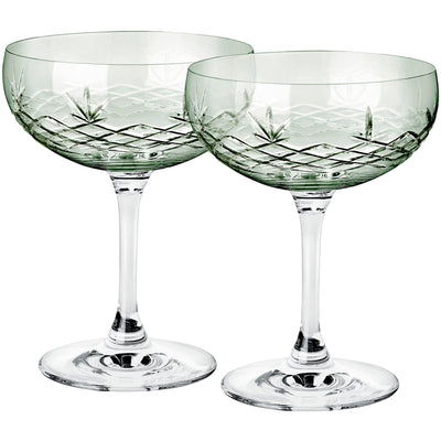 Frederik Bagger Crispy Gatsby Champagneglas, emerald - Kitchen One - Køb online på udsalg og tilbud lige nu - Hurtig levering til billige priser via Go with Gozomo