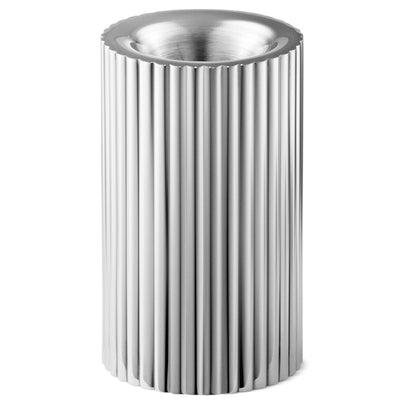 Georg Jensen Bernadotte fyrfadsstage, rustfrit stål, 8 cm. - Kitchen One - Køb online på udsalg og tilbud lige nu - Hurtig levering til billige priser via Go with Gozomo