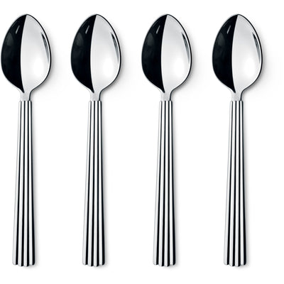 Georg Jensen Bernadotte teskeer, 4 stk. - Kitchen One - Køb online på udsalg og tilbud lige nu - Hurtig levering til billige priser via Go with Gozomo