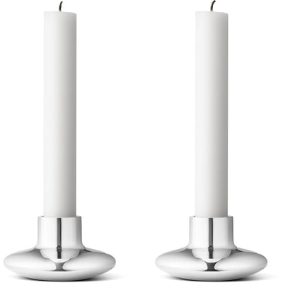 Georg Jensen HK Lysestage, 2 stk. - Kitchen One - Køb online på udsalg og tilbud lige nu - Hurtig levering til billige priser via Go with Gozomo