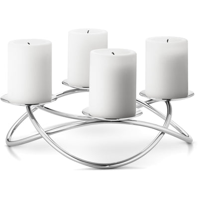 Georg Jensen Season Lysestage, Stor - Kitchen One - Køb online på udsalg og tilbud lige nu - Hurtig levering til billige priser via Go with Gozomo
