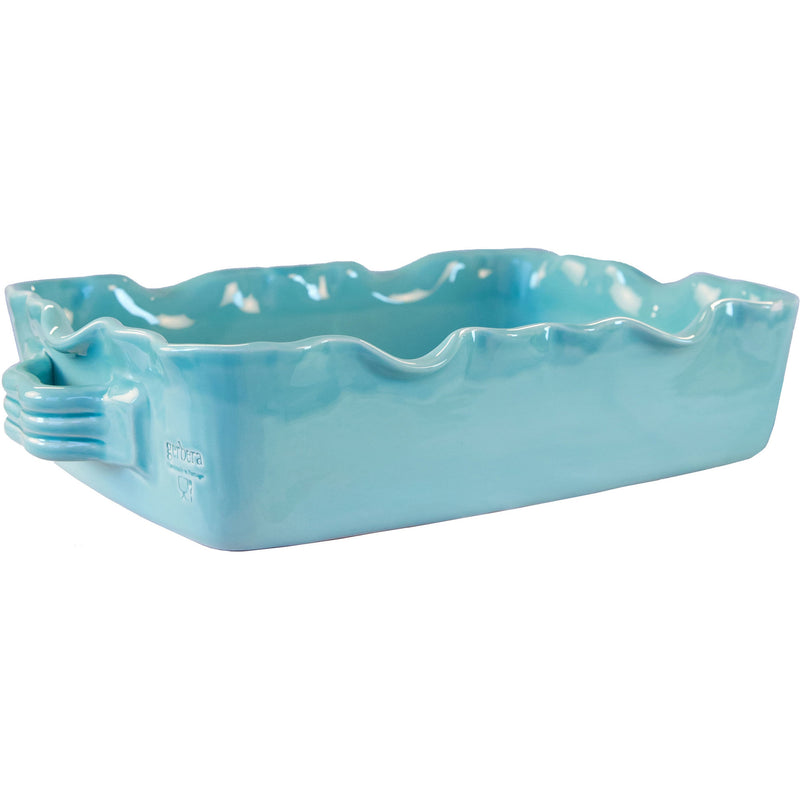 Gerbera Provence Rektangulær Gratinform turkis 27x18x8 cm. - Kitchen One - Køb online på udsalg og tilbud lige nu - Hurtig levering til billige priser via Go with Gozomo