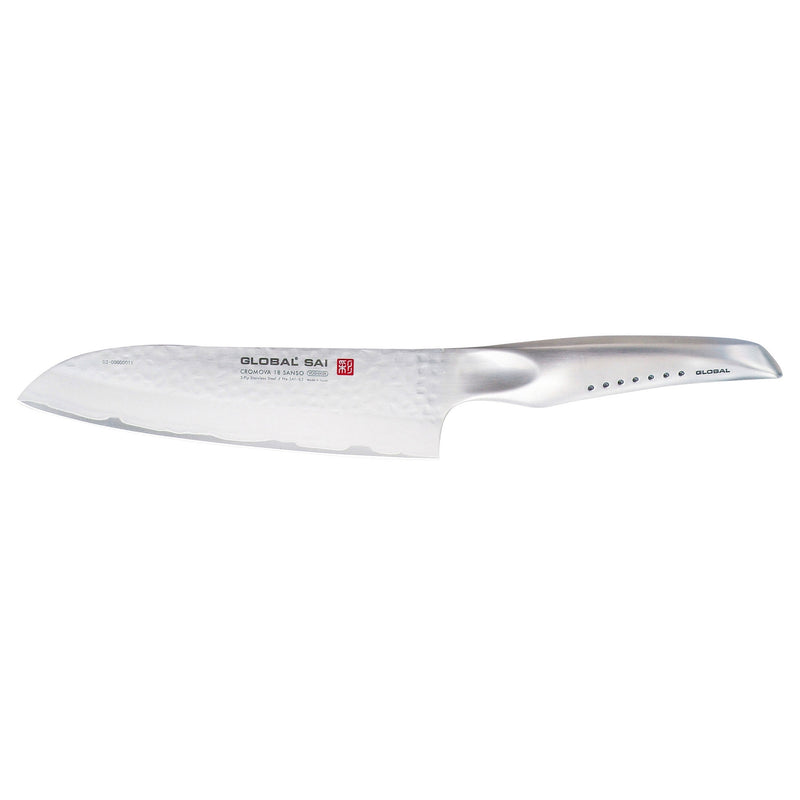 Global SAI-03 santoku-kniv - Kitchen One - Køb online på udsalg og tilbud lige nu - Hurtig levering til billige priser via Go with Gozomo