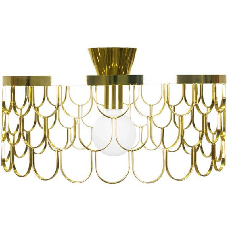 Globen Lighting Plafond Gatsby Lampe, Messing - Kitchen One - Køb online på udsalg og tilbud lige nu - Hurtig levering til billige priser via Go with Gozomo