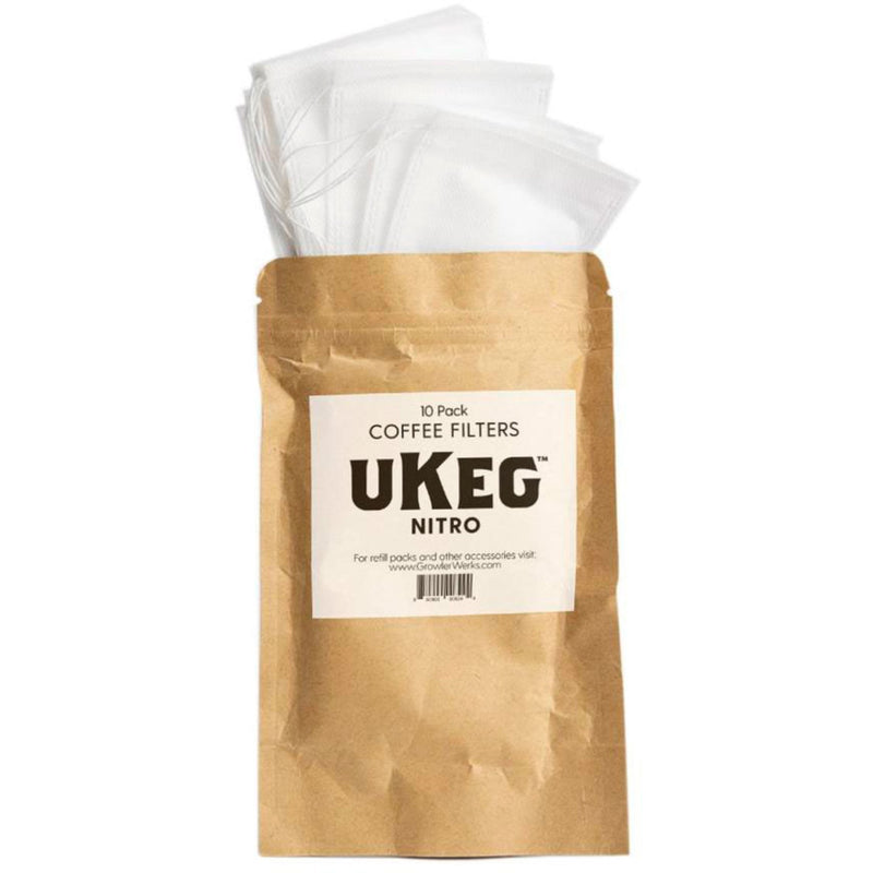 GrowlerWerks uKeg Nitro Kaffefilter (10-pack) - Kitchen One - Køb online på udsalg og tilbud lige nu - Hurtig levering til billige priser via Go with Gozomo