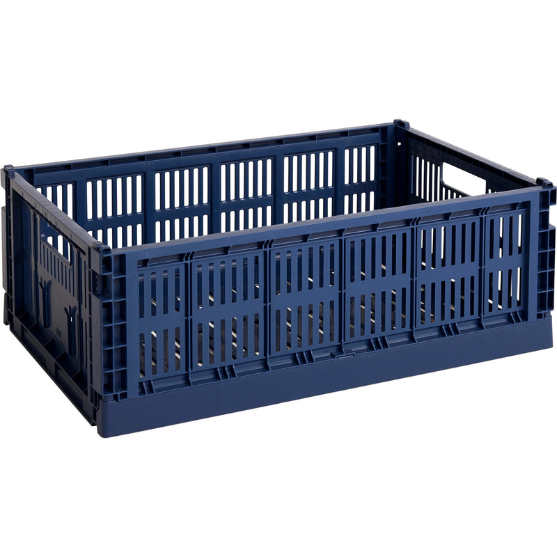 HAY Colour Crate opbevaringskasse, large, dark blue - Kitchen One - Køb online på udsalg og tilbud lige nu - Hurtig levering til billige priser via Go with Gozomo