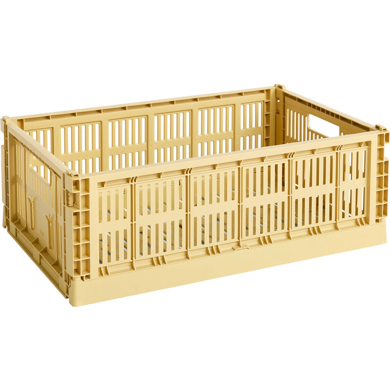 HAY Colour Crate opbevaringskasse, large, golden yellow - Kitchen One - Køb online på udsalg og tilbud lige nu - Hurtig levering til billige priser via Go with Gozomo