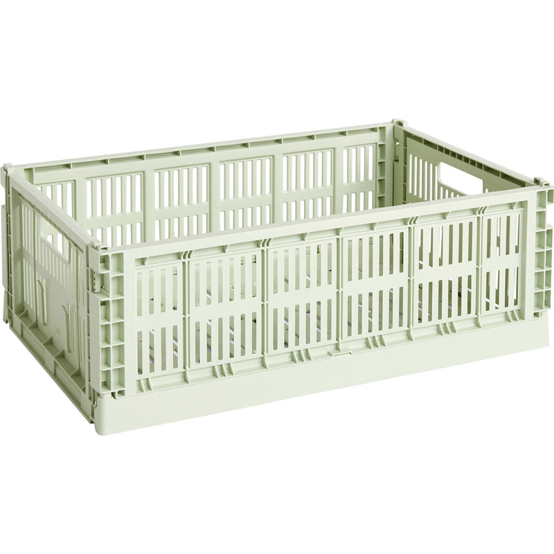 HAY Colour Crate opbevaringskasse, large, mint - Kitchen One - Køb online på udsalg og tilbud lige nu - Hurtig levering til billige priser via Go with Gozomo