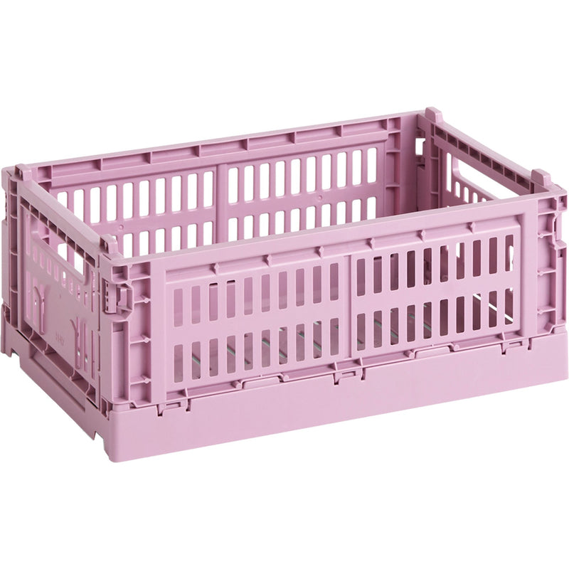 HAY Colour Crate opbevaringskasse, small, dusty rose - Kitchen One - Køb online på udsalg og tilbud lige nu - Hurtig levering til billige priser via Go with Gozomo