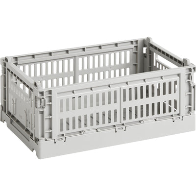 HAY Colour Crate opbevaringskasse, small, light grey - Kitchen One - Køb online på udsalg og tilbud lige nu - Hurtig levering til billige priser via Go with Gozomo