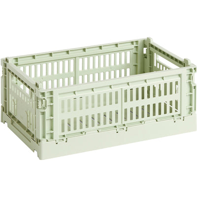 HAY Colour Crate opbevaringskasse, small, mint - Kitchen One - Køb online på udsalg og tilbud lige nu - Hurtig levering til billige priser via Go with Gozomo