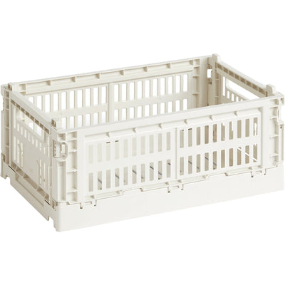 HAY Colour Crate opbevaringskasse, small, off white - Kitchen One - Køb online på udsalg og tilbud lige nu - Hurtig levering til billige priser via Go with Gozomo