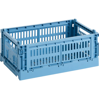 HAY Colour Crate opbevaringskasse, small, sky blue - Kitchen One - Køb online på udsalg og tilbud lige nu - Hurtig levering til billige priser via Go with Gozomo