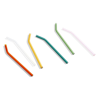 HAY Sip Smooth sugerør, 6-pak, multicolor - Kitchen One - Køb online på udsalg og tilbud lige nu - Hurtig levering til billige priser via Go with Gozomo