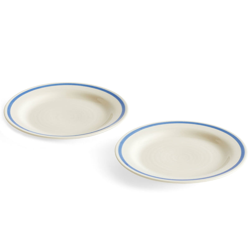 HAY Sobremesa tallerken 18,5 cm, 2-pack, blå - Kitchen One - Køb online på udsalg og tilbud lige nu - Hurtig levering til billige priser via Go with Gozomo