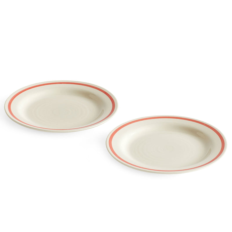 HAY Sobremesa tallerken 18,5 cm, 2-pack, rød - Kitchen One - Køb online på udsalg og tilbud lige nu - Hurtig levering til billige priser via Go with Gozomo