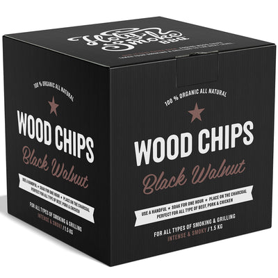Holy Smoke BBQ Smoke Wood Chips, 1,5 kg, valnød - Kitchen One - Køb online på udsalg og tilbud lige nu - Hurtig levering til billige priser via Go with Gozomo