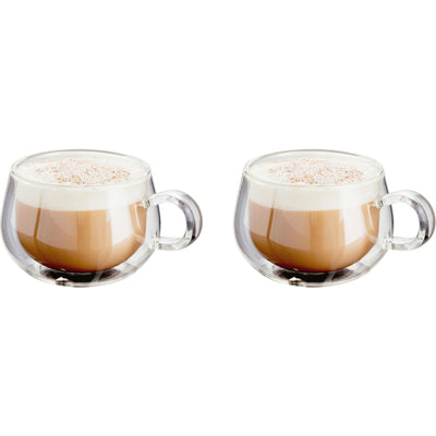 Horwood Cappuccinoglas 2stk - Kitchen One - Køb online på udsalg og tilbud lige nu - Hurtig levering til billige priser via Go with Gozomo