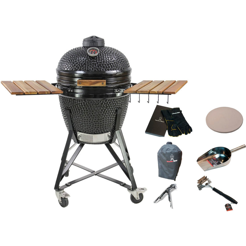 Kamado Sumo Midi kulgrill m. tilbehørspakke, sort - Kitchen One - Køb online på udsalg og tilbud lige nu - Hurtig levering til billige priser via Go with Gozomo