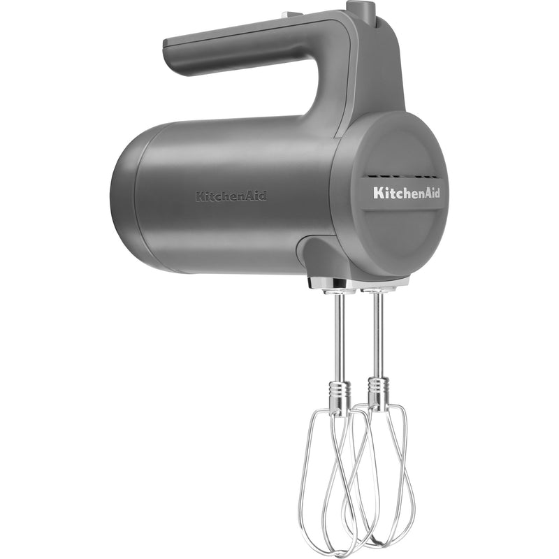 KitchenAid 5KHMB732EDG Ledningsfri håndmixer, grå - Kitchen One - Køb online på udsalg og tilbud lige nu - Hurtig levering til billige priser via Go with Gozomo