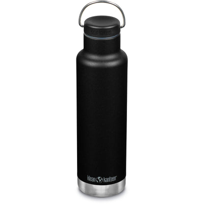 Klean Kanteen Vandflaske med låg og hank, 592 ml, sort - Kitchen One - Køb online på udsalg og tilbud lige nu - Hurtig levering til billige priser via Go with Gozomo