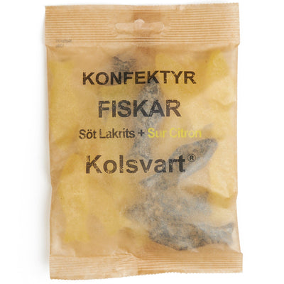 Kolsvart Søs + Syrlig citron, 120 g - Kitchen One - Køb online på udsalg og tilbud lige nu - Hurtig levering til billige priser via Go with Gozomo