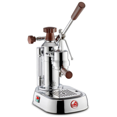 La Pavoni Europiccola Lusso Espressomaskine 0,8 liter Rustfrit stål, træhåndtag LPLELH01EU - Kitchen One - Køb online på udsalg og tilbud lige nu - Hurtig levering til billige priser via Go with Gozomo