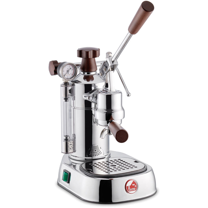 La Pavoni Professional Espressomaskin 1,6 liter Rustfrit stål, træhåndtag LPLPLH01EU - Kitchen One - Køb online på udsalg og tilbud lige nu - Hurtig levering til billige priser via Go with Gozomo
