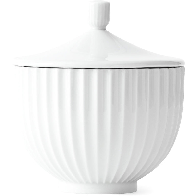 Lyngby Porcelæn Bonbonniere 14 cm., hvid - Kitchen One - Køb online på udsalg og tilbud lige nu - Hurtig levering til billige priser via Go with Gozomo