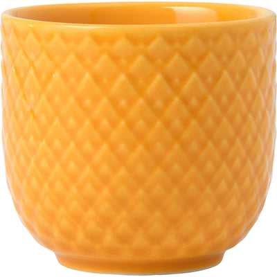 Lyngby Porcelæn Rhombe Color æggebæger 5 cm. Gul - Kitchen One - Køb online på udsalg og tilbud lige nu - Hurtig levering til billige priser via Go with Gozomo