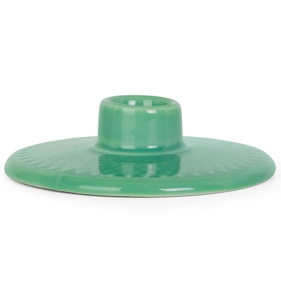Lyngby Porcelæn Rhombe Color lysestage, grøn - Kitchen One - Køb online på udsalg og tilbud lige nu - Hurtig levering til billige priser via Go with Gozomo