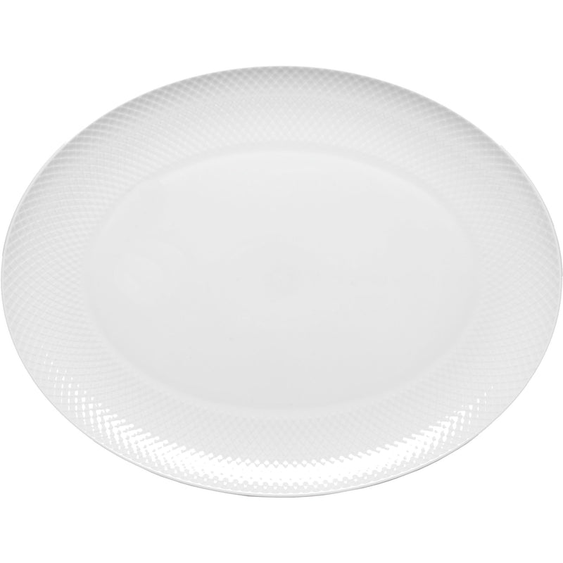 Lyngby Porcelæn Rhombe Color Ovalt Serveringsfad 42x32 cm. - Kitchen One - Køb online på udsalg og tilbud lige nu - Hurtig levering til billige priser via Go with Gozomo
