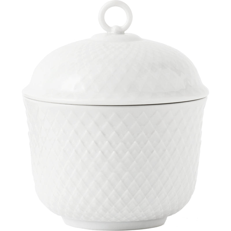 Lyngby Porcelæn Rhombe sukkerskål - Kitchen One - Køb online på udsalg og tilbud lige nu - Hurtig levering til billige priser via Go with Gozomo