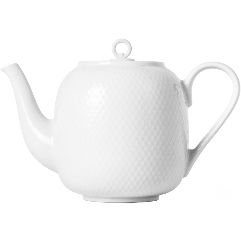 Lyngby Porcelæn Rhombe Tekande 1,9 liter, hvid - Kitchen One - Køb online på udsalg og tilbud lige nu - Hurtig levering til billige priser via Go with Gozomo