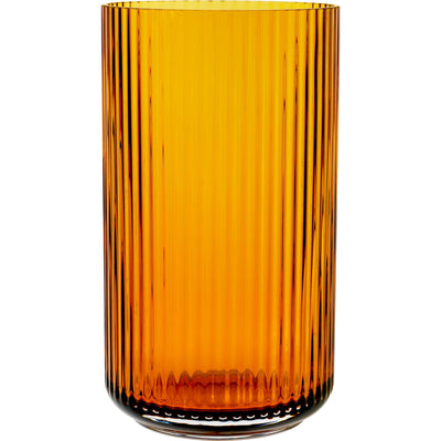 Lyngby Porcelæn Lyngbyvasen 31 cm., glas - amber - Kitchen One - Køb online på udsalg og tilbud lige nu - Hurtig levering til billige priser via Go with Gozomo