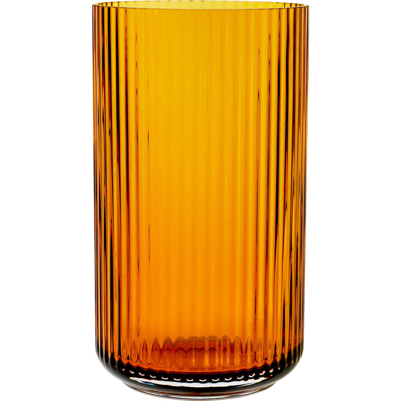 Lyngby Porcelæn Lyngbyvasen 31 cm., glas - amber - Kitchen One - Køb online på udsalg og tilbud lige nu - Hurtig levering til billige priser via Go with Gozomo