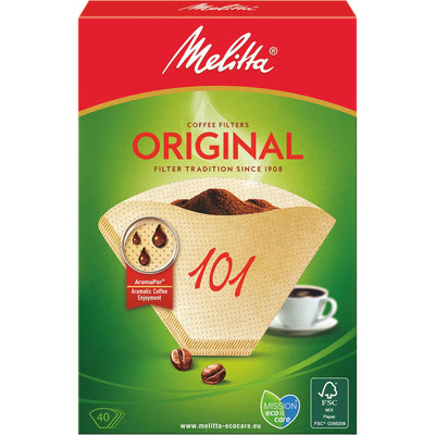 Melitta 101/40 Ubleget Kaffefiltre - Kitchen One - Køb online på udsalg og tilbud lige nu - Hurtig levering til billige priser via Go with Gozomo