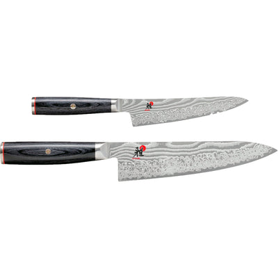 Miyabi 5000FCD RAW knivsæt, Gyutoh 20 cm & Shotoh 13 cm - Kitchen One - Køb online på udsalg og tilbud lige nu - Hurtig levering til billige priser via Go with Gozomo