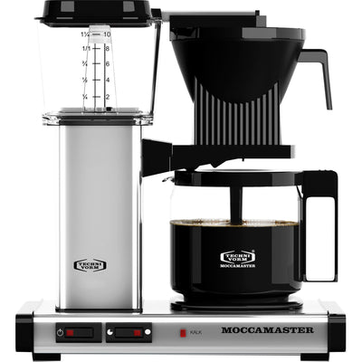 Moccamaster Automatic S Kaffemaskine, Poleret Sølv - Kitchen One - Køb online på udsalg og tilbud lige nu - Hurtig levering til billige priser via Go with Gozomo