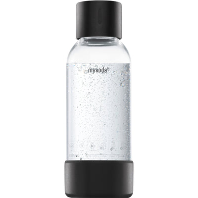 MySoda Vandflaske 0,5 liter, Sort - Kitchen One - Køb online på udsalg og tilbud lige nu - Hurtig levering til billige priser via Go with Gozomo