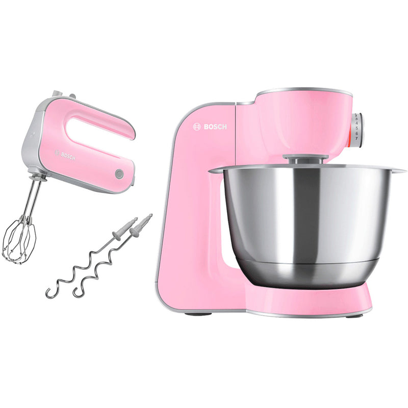 Bosch MUM5 CreationLine røremaskine + StyLine håndmixer, rosa - Kitchen One - Køb online på udsalg og tilbud lige nu - Hurtig levering til billige priser via Go with Gozomo