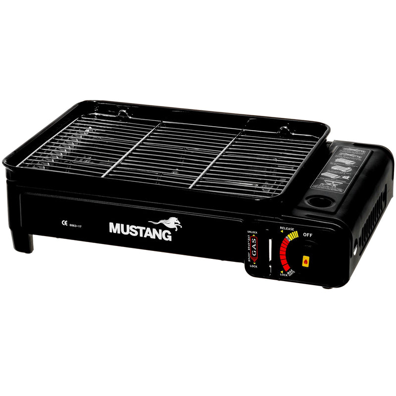 Mustang Transportabel Gasgrill Caravan Sort - Kitchen One - Køb online på udsalg og tilbud lige nu - Hurtig levering til billige priser via Go with Gozomo