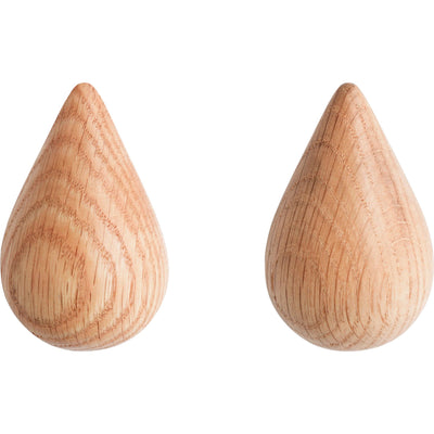 Normann Copenhagen Dropit Knager Small Natur 2 stk. - Kitchen One - Køb online på udsalg og tilbud lige nu - Hurtig levering til billige priser via Go with Gozomo