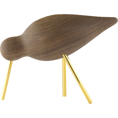 Normann Copenhagen Shorebird Medium valnød og messing - Kitchen One - Køb online på udsalg og tilbud lige nu - Hurtig levering til billige priser via Go with Gozomo