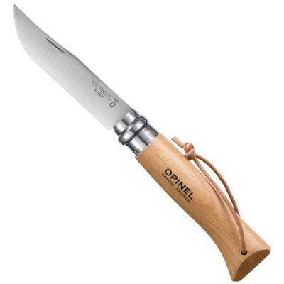 Opinel Foldekniv No 7, 8 cm. Bøg - Kitchen One - Køb online på udsalg og tilbud lige nu - Hurtig levering til billige priser via Go with Gozomo